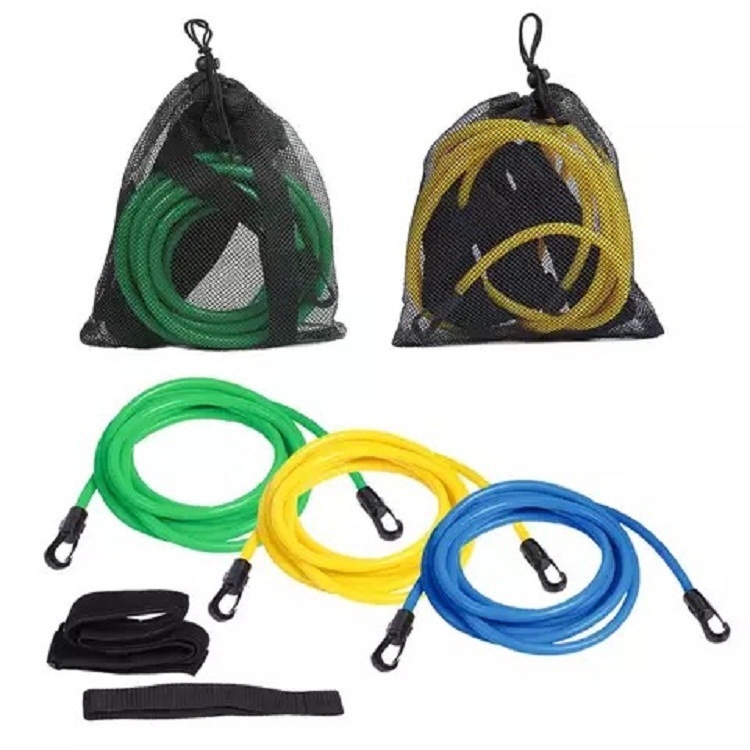 Piiriülene uus ujumispinge vöö vastupidavusköiega jõutreeningu varustus elastse köiega ujumistreeningu vöö komplekt