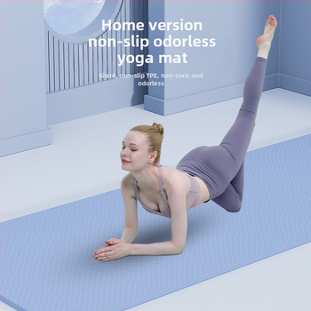 SanFan2024 Νέο χαλάκι γιόγκα, απορροφητικό κραδασμών, αντιολισθητικό, ήσυχο, γυμναστικό χαλάκι, αθλητικό, ισχυρό, μαλακό χαλάκι αναπήδησης