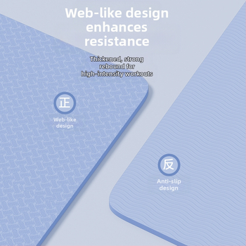 SanFan2024 Νέο χαλάκι γιόγκα, απορροφητικό κραδασμών, αντιολισθητικό, ήσυχο, γυμναστικό χαλάκι, αθλητικό, ισχυρό, μαλακό χαλάκι αναπήδησης