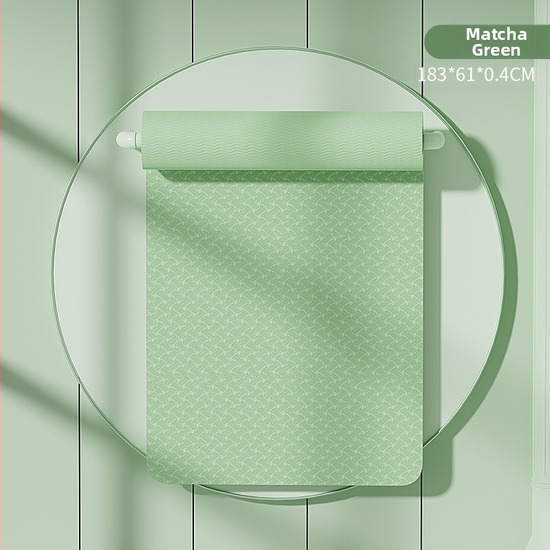 SanFan2024 új jógaszőnyeg ütéscsillapító csúszásmentes csendes fitneszszőnyeg otthoni sportokhoz erős visszapattanású puha szőnyeg