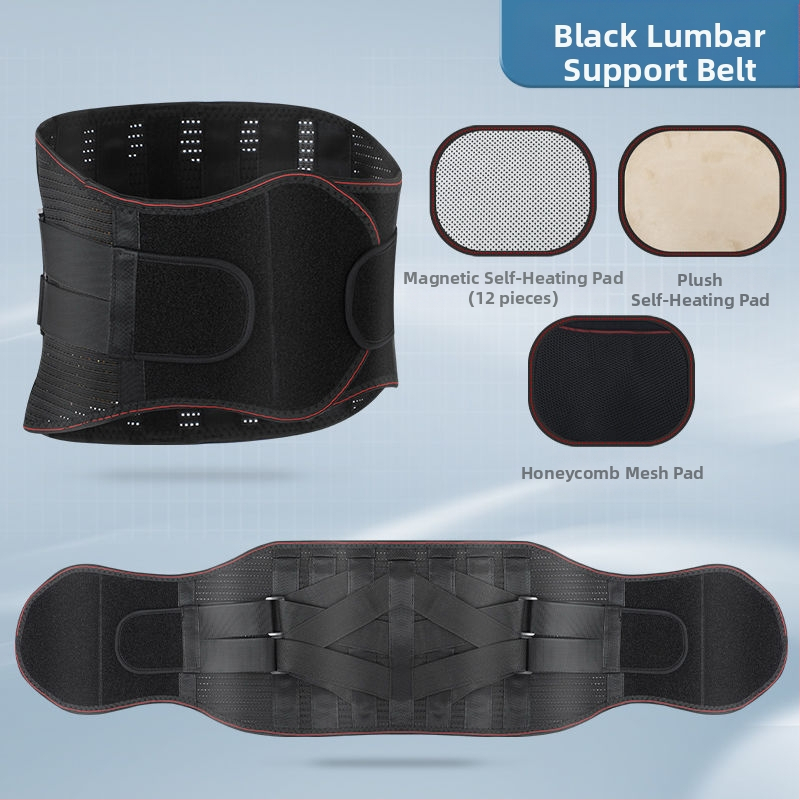 Derékvédő öv Szélesített, lélegző acéllemezes támasztóöv Sport meleg ágyéki porckorong ágyéki izomsérv