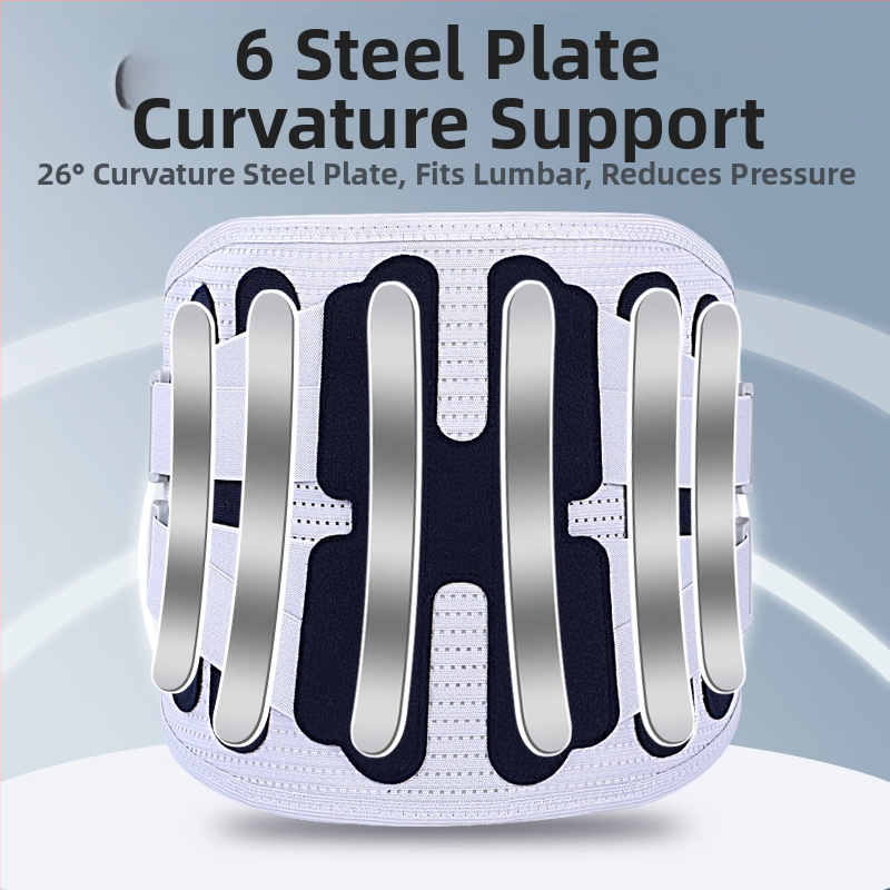 Derékvédő öv Szélesített, lélegző acéllemezes támasztóöv Sport meleg ágyéki porckorong ágyéki izomsérv