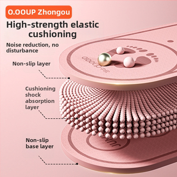 Εσωτερικό ασύρματο σχοινί για παρακάμπτοντας αντιολισθητικό ειδικό στρώμα γιόγκα, παχύρρευστο, αθόρυβο, άσκηση, γυμναστική, οβάλ δάπεδο για το σπίτι