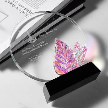 2024 m. krištolo trofėjaus kūrybinis trofėjus, išskirtinis darbuotojų garbės atminimo komandos apdovanojimas, metinis susitikimas, medalis, graviravimas