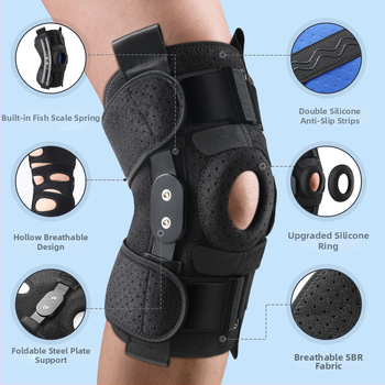 Αθλητικό προστατευτικό γονάτου ανδρικό μπάσκετ επαγγελματική προστασία γονάτου σιλικόνης ζώνη επιγονατίδας τρέξιμο γυμναστική καθίσματα προστατευτικό σχοινιού χονδρικής