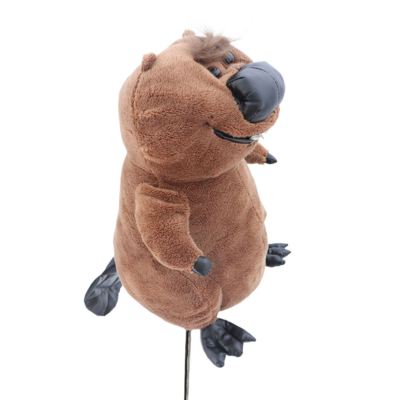 Golfo lazdos uždanga, tinkanti Nr. 3 ir Nr. 5, medinis lazdos uždangalas, pliušinis apsauginis uždangalas, golfo animacinių filmukų gyvūnų lazdos uždangalas