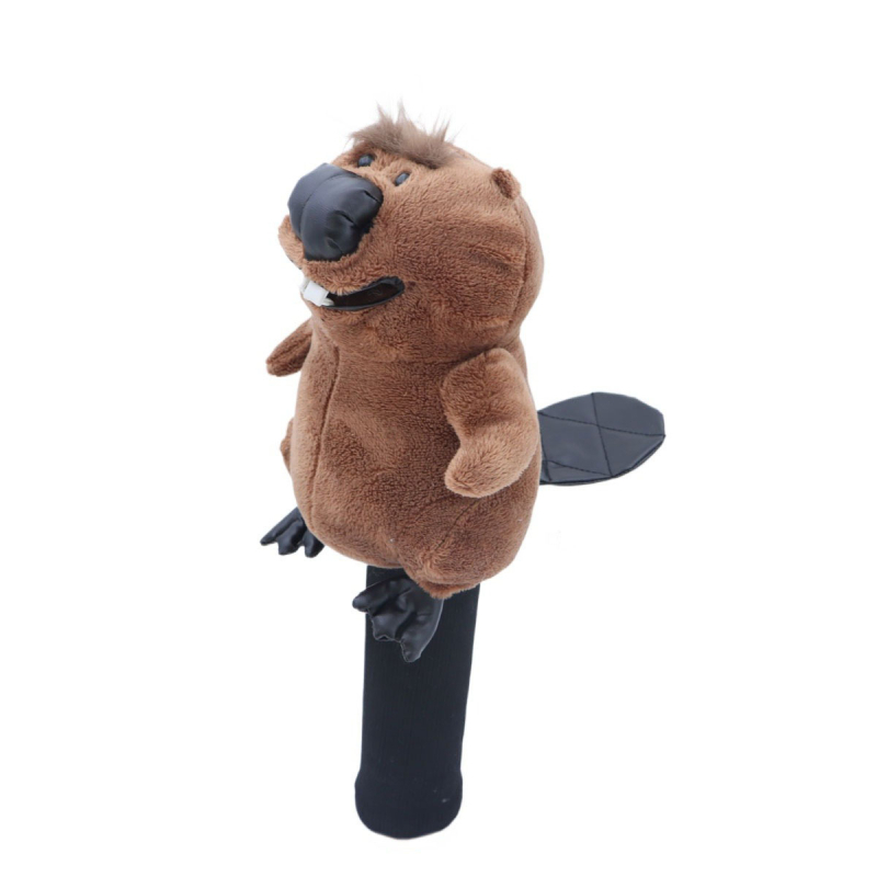 Golfo lazdos uždanga, tinkanti Nr. 3 ir Nr. 5, medinis lazdos uždangalas, pliušinis apsauginis uždangalas, golfo animacinių filmukų gyvūnų lazdos uždangalas