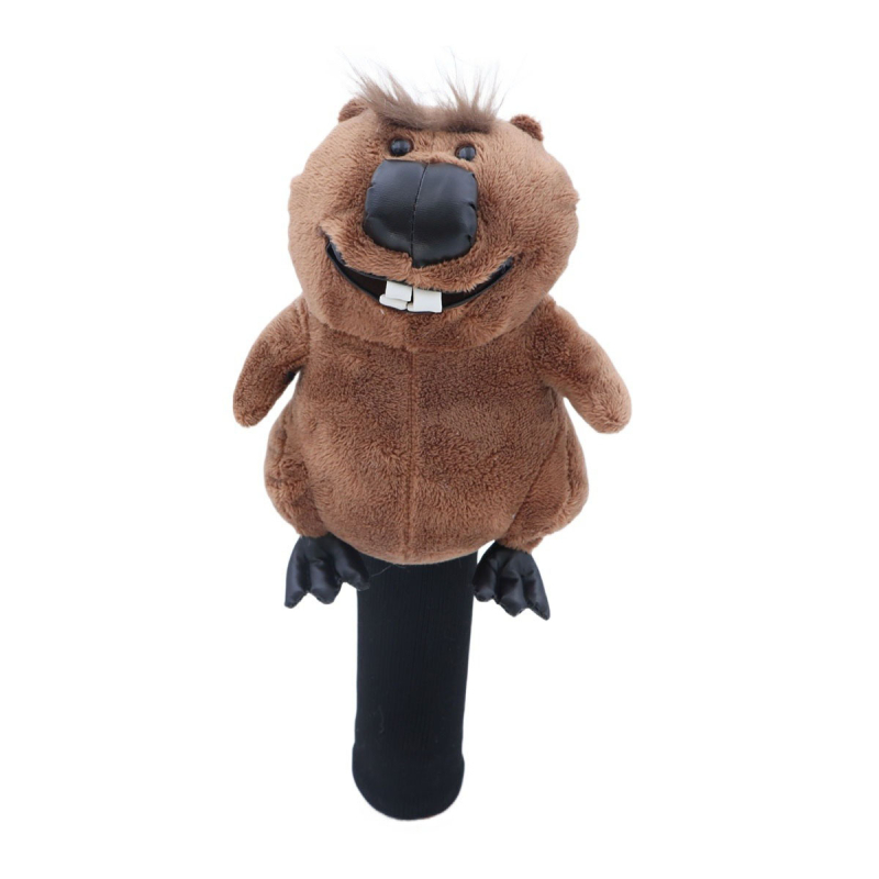 Golfo lazdos uždanga, tinkanti Nr. 3 ir Nr. 5, medinis lazdos uždangalas, pliušinis apsauginis uždangalas, golfo animacinių filmukų gyvūnų lazdos uždangalas