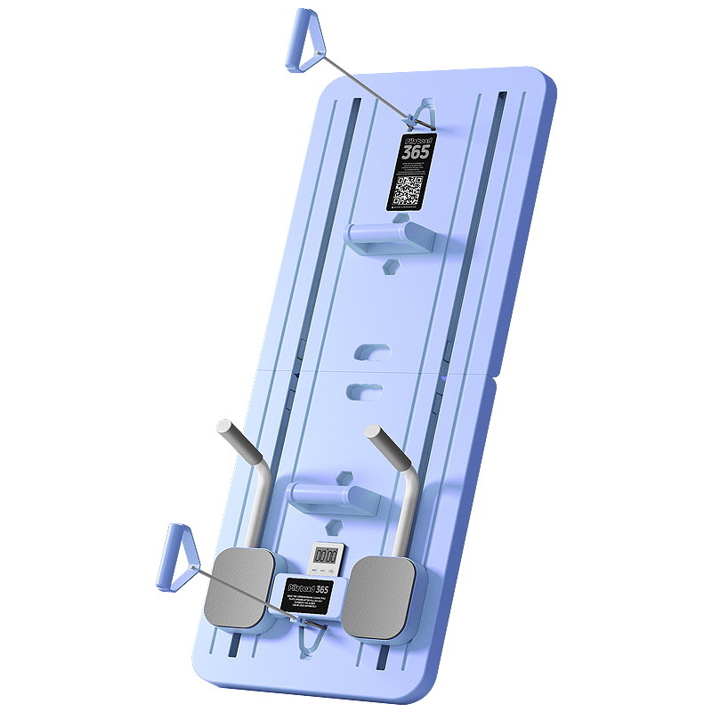 Mitmeotstarbeline võrku tugevdav kokkupandav koduseks kasutamiseks mõeldud automaatne kõhulihaste ratta lameda toega salendav ja õhuke fitness-fitness-seade