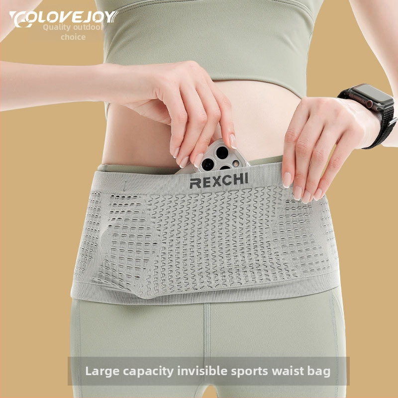 Νέα τσάντα μέσης για αθλήματα, μεγάλη χωρητικότητα, κλειδιά κινητού τηλεφώνου για άνδρες και γυναίκες, τρέξιμο και ιππασία σε εξωτερικούς χώρους, πολυλειτουργική, αναπνεύσιμη, αντιολισθητική, πτώση