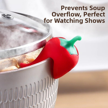 Καπάκι κατσαρόλας, προστατευτικό υπερχείλισης, γκάτζετ κουζίνας, κατσαρόλα για στιφάδο, πλαϊνό κλιπ, δημιουργικό καπάκι σιλικόνης, σταθερή υπερυψωμένη σχάρα