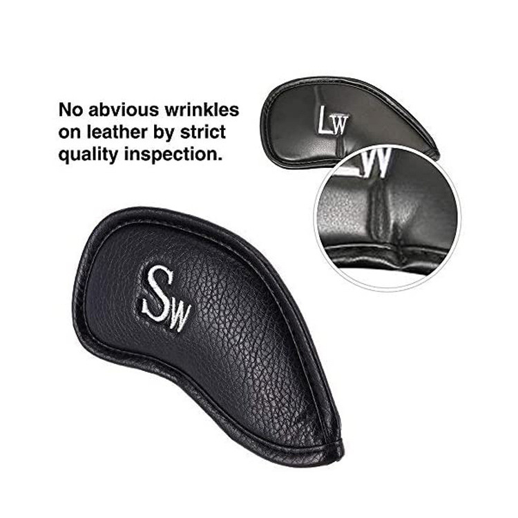 Új golfütő-védőhuzat pu bőr védőhuzat karcálló kopásgátló öv digitális vasrúd védőhuzat 12