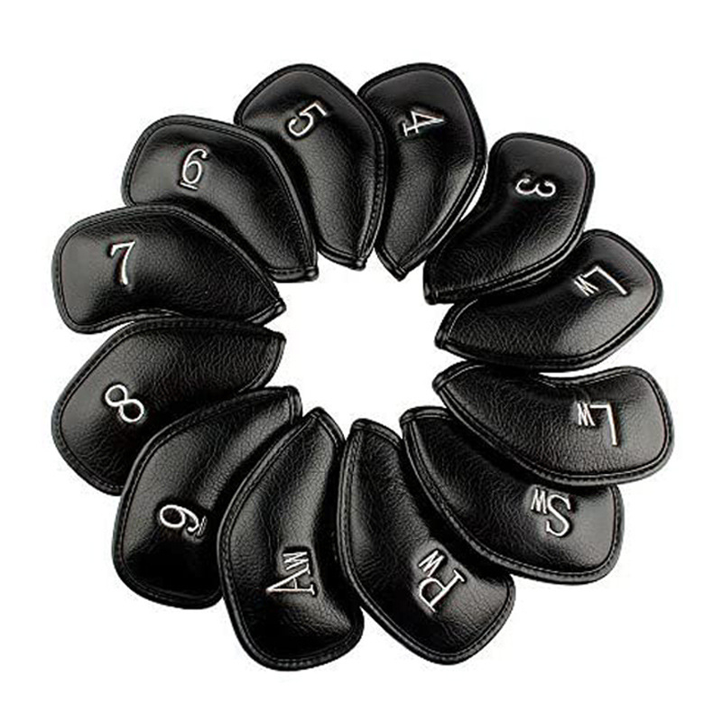 Új golfütő-védőhuzat pu bőr védőhuzat karcálló kopásgátló öv digitális vasrúd védőhuzat 12