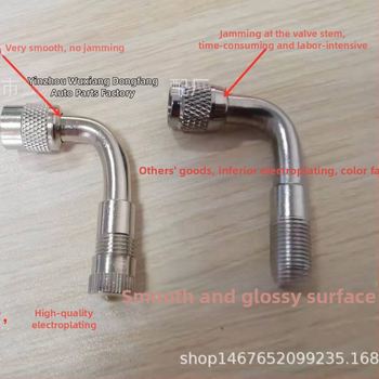 Tub de extensie pentru anvelope auto și motocicletă, valvă americană, echilibrare roată unică, extensie auto, gură metalică gonflabilă, tijă de trecere