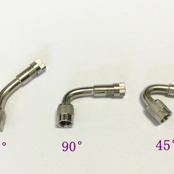 Tub de extensie pentru anvelope auto și motocicletă, valvă americană, echilibrare roată unică, extensie auto, gură metalică gonflabilă, tijă de trecere