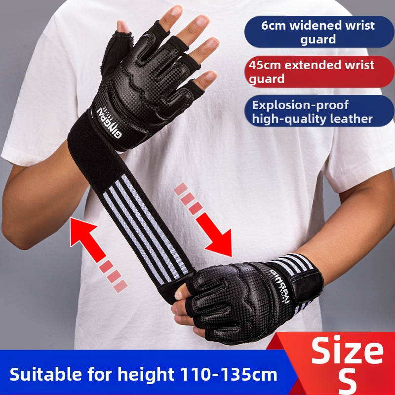 Poolsõrmega sõrmenukid Täiskasvanute meeste MMA võitlussandaalid Laste treeningliivakott UFC professionaalsed poolesõrmega poksikindad