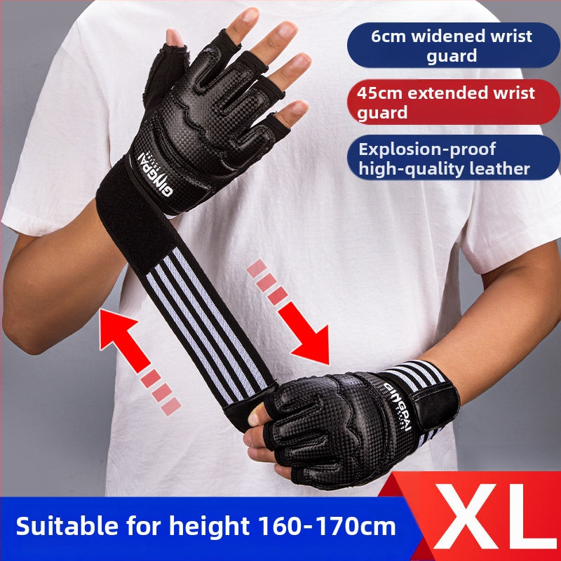 Poolsõrmega sõrmenukid Täiskasvanute meeste MMA võitlussandaalid Laste treeningliivakott UFC professionaalsed poolesõrmega poksikindad