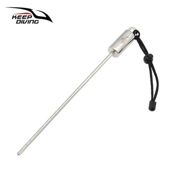 Nardymo barškutis, tinkavimo strypas, nerūdijančio plieno butelių kaliklis, povandeninis zondas su skale, savaime skambantis metalinis strypas, rankinė virvė, tinkavimo strypas