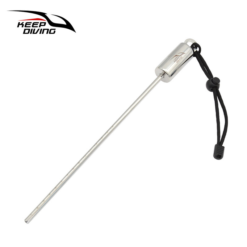 Nardymo barškutis, tinkavimo strypas, nerūdijančio plieno butelių kaliklis, povandeninis zondas su skale, savaime skambantis metalinis strypas, rankinė virvė, tinkavimo strypas