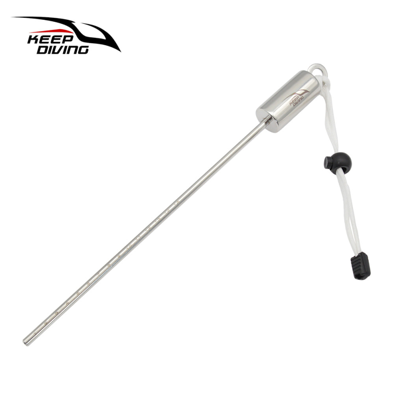 Nardymo barškutis, tinkavimo strypas, nerūdijančio plieno butelių kaliklis, povandeninis zondas su skale, savaime skambantis metalinis strypas, rankinė virvė, tinkavimo strypas