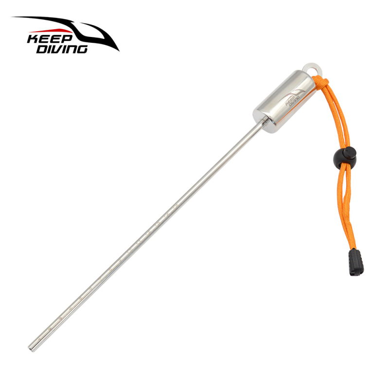 Nardymo barškutis, tinkavimo strypas, nerūdijančio plieno butelių kaliklis, povandeninis zondas su skale, savaime skambantis metalinis strypas, rankinė virvė, tinkavimo strypas