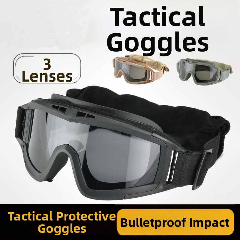 Тактически очила Desert Locust, стрелкови очила, военни фенове, истински защитни очила за CS, трансгранично оборудване