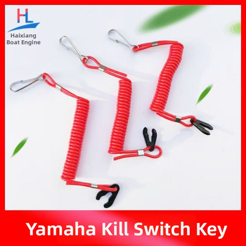 Saugos raktas, užgesinimo virvė „Yamaha Suzuki Mercury East“ pakabinamas variklis, užgesinimo virvė užvedimo raktas