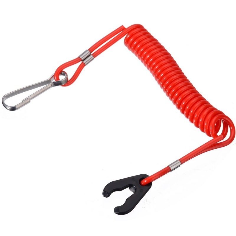 Saugos raktas, užgesinimo virvė „Yamaha Suzuki Mercury East“ pakabinamas variklis, užgesinimo virvė užvedimo raktas