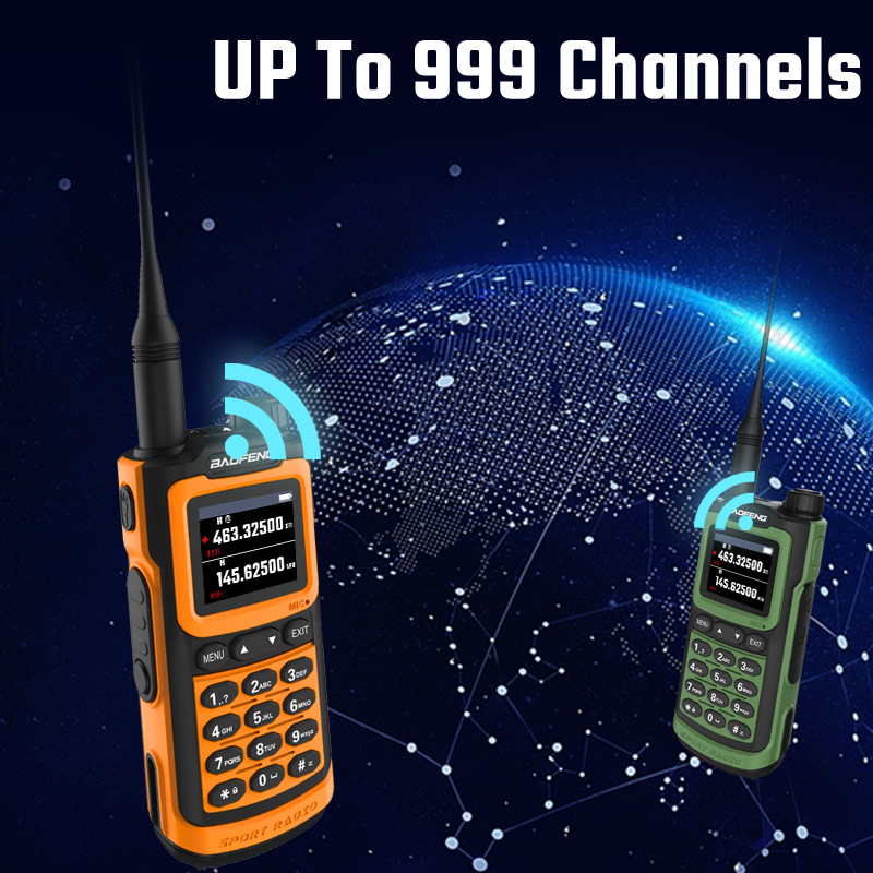 Baofeng Interphone UV-20M UV täisribaga välistingimustes kasutatav tsiviilkäepidemega C-tüüpi veekindel suure võimsusega telefonitoru