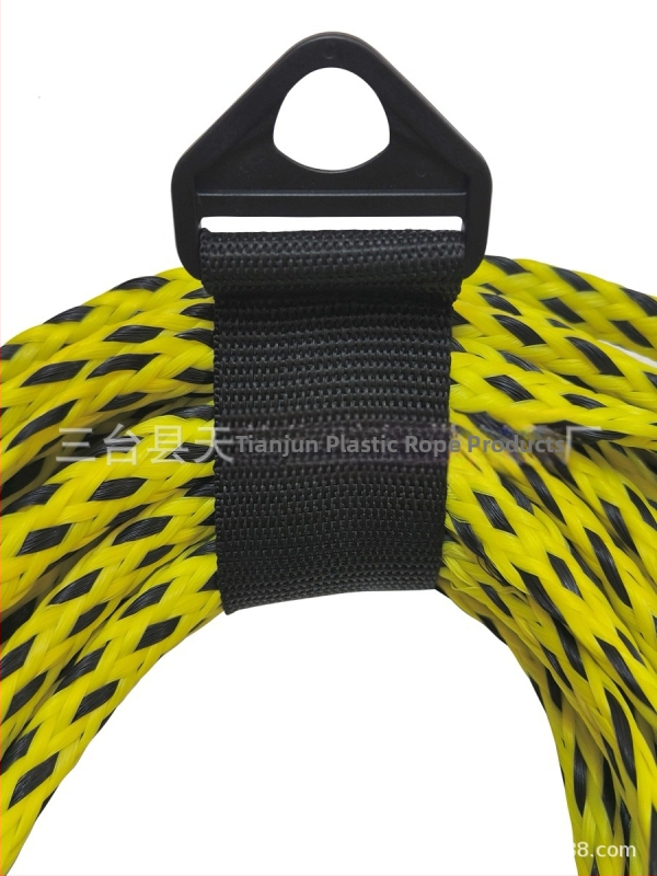 23 м въже за водни спортове и сърф, жълто и черно, полипропиленово въже, сцепление за водни ски, умения за водни ски, трансгранични доставки