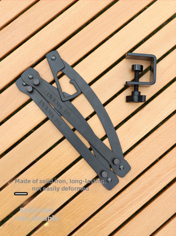 Õues kasutatav telkimisstiilis multifunktsionaalne reguleeritav lauaarvuti valgustialus, kaasaskantav pika käega rippvalgusti alus, laagrivalgusti laualamp, kokkupandav alus