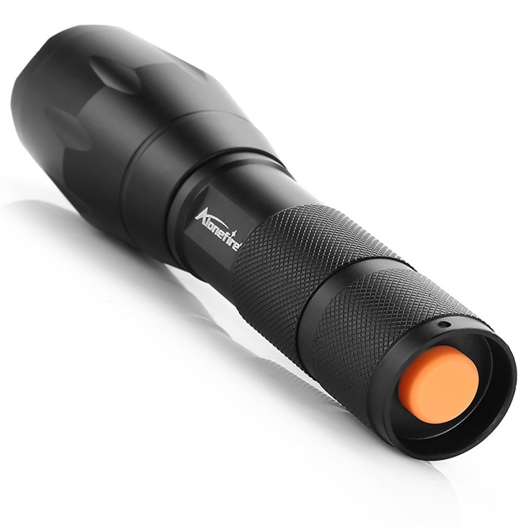 A100/E17 Modré svetlo, cezhraničné LED svietidlo, baterka s dlhým dosahom a zaostrovaním.