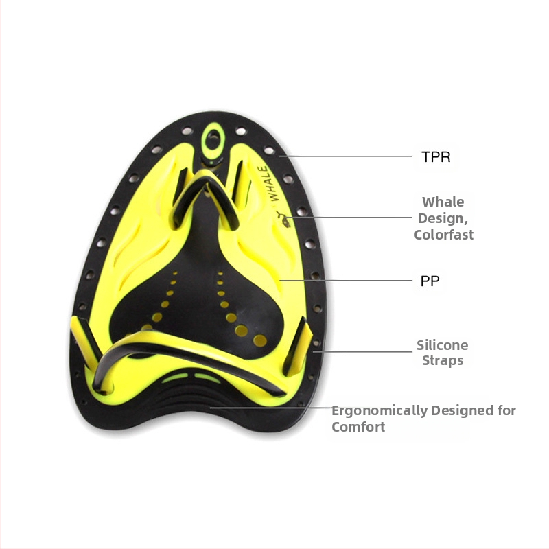 Професионално плуване, тренировки по гребане, регулируема силиконова ръка, Pu, за възрастни и деца, за гмуркане, Pu, за свободен стил, длан