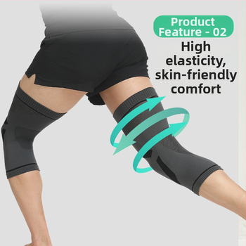 Επιγονατίδες για αθλήματα, επιγονατίδες μηνίσκου για μπάσκετ, τρέξιμο, πεπιεσμένα, επιγονατίδες επιγονατίδας με αντιολισθητική γάζα, διασυνοριακές αρθρώσεις γονάτων