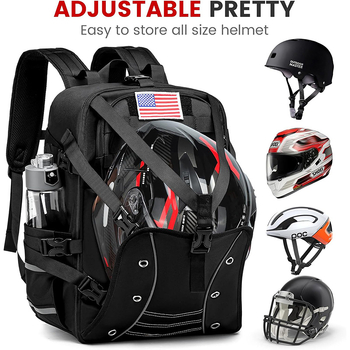 Mootorratta seljakoti kiivrikott, suure mahutavusega veekindel meeste kiivri seljakott, mootorratta tarvikute kiivri hoiustamine