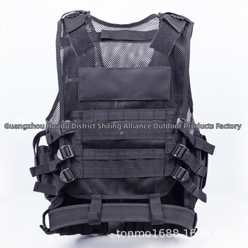 Тактическа тренировъчна жилетка Реален човек CS игрово оборудване Найлонова мрежеста жилетка Полеви приключения Тактическа защитна жилетка