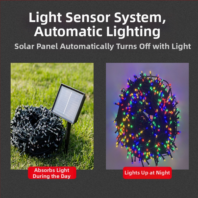 Соларни гирлянди, декорация за открито, водоустойчиви фенери за двор, инженерно осветление, гирлянди за къмпинг, соларни гирлянди