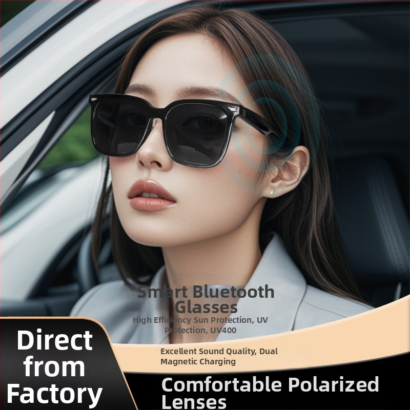 Uued nutikad Bluetooth-prillid GS01, kuulavad laule, helistavad, sõidavad, navigeerivad, on UV-kaitsega, polariseeritud ja mugavad kanda.