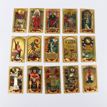 Waite Tarot Collection kuldfooliumist Vitro Tower Tarot täiskomplekt PET-i uutest Tarot kaartidest