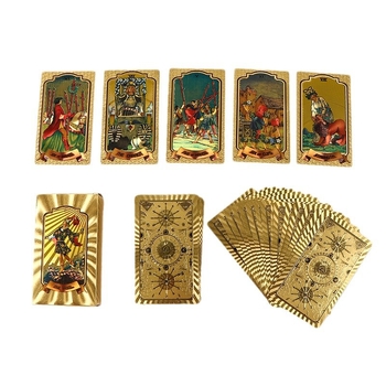 Waite Tarot Collection kuldfooliumist Vitro Tower Tarot täiskomplekt PET-i uutest Tarot kaartidest