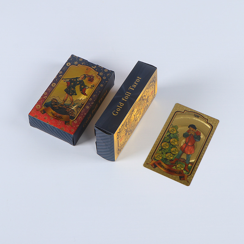 Waite Tarot Collection kuldfooliumist Vitro Tower Tarot täiskomplekt PET-i uutest Tarot kaartidest