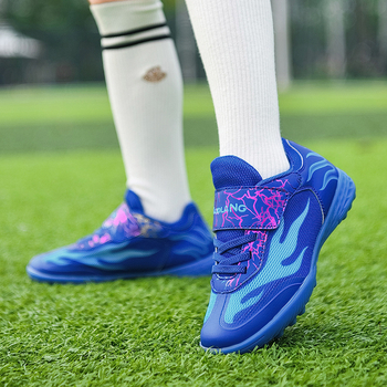 Διασυνοριακό Χονδρικό Παπούτσι Ποδοσφαίρου Παιδικό με Αναπνεύσιμο Πόδι Αγόρια Μαθητές Δημοτικού Σχολείου TF Crushed Nails Παπούτσια Προπόνησης Ποδοσφαίρου Κορίτσια