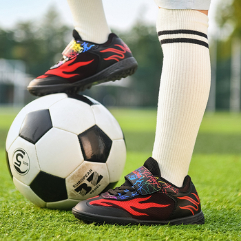 Διασυνοριακό Χονδρικό Παπούτσι Ποδοσφαίρου Παιδικό με Αναπνεύσιμο Πόδι Αγόρια Μαθητές Δημοτικού Σχολείου TF Crushed Nails Παπούτσια Προπόνησης Ποδοσφαίρου Κορίτσια