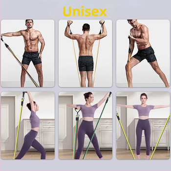 Αποκλειστικό σχοινί τάνυσης Mogao`s Home για γυμναστική στήθους, ελαστική ζώνη αντίστασης για άνδρες