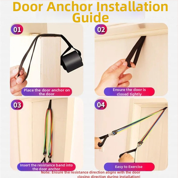 Αποκλειστικό σχοινί τάνυσης Mogao`s Home για γυμναστική στήθους, ελαστική ζώνη αντίστασης για άνδρες