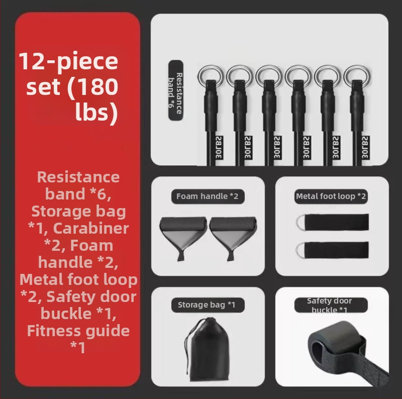 Αποκλειστικό σχοινί τάνυσης Mogao`s Home για γυμναστική στήθους, ελαστική ζώνη αντίστασης για άνδρες