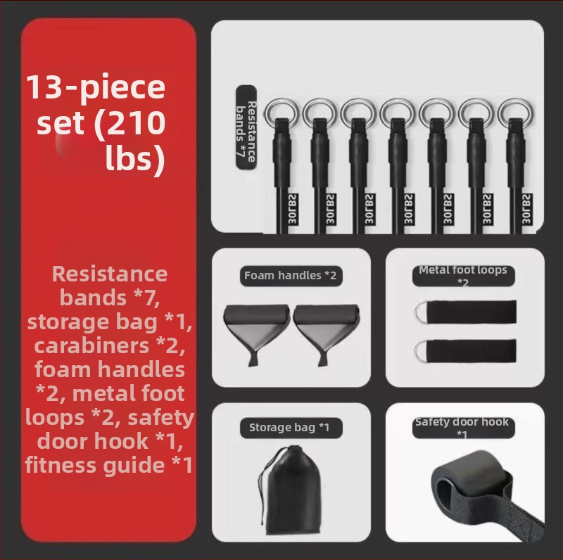 Αποκλειστικό σχοινί τάνυσης Mogao`s Home για γυμναστική στήθους, ελαστική ζώνη αντίστασης για άνδρες