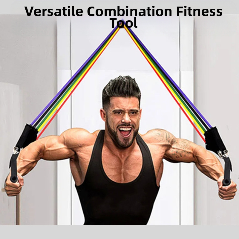 Exkluzívne napínacie lano Mogao pre domáci tréning hrudných svalov, fitness vybavenie, pánsky elastický pás, odporový pás