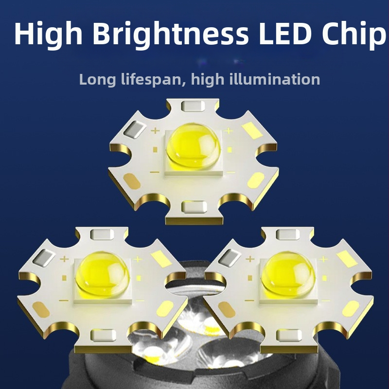 Трансгранично малко фенерче с три очи COB странична светлина преносима писалка за осветяване на работна инспекционна светлина силно магнитно осветление за външно осветление