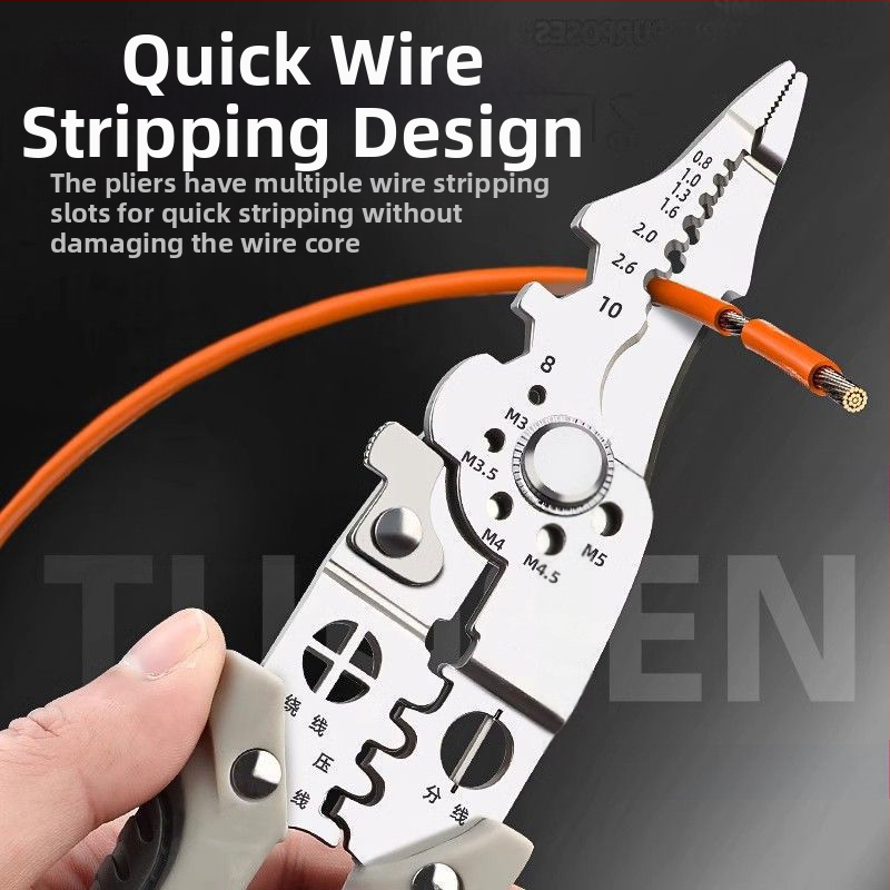 Veleprodaja alata za skidanje izolacije višenamjenski alat za skidanje izolacije električar prekinute žice alat za skidanje izolacije žice škare za skidanje izolacije električar hardverski alati